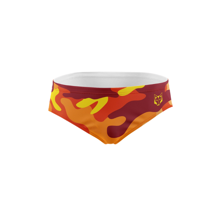 Slip homme camo rouge - OTSO
