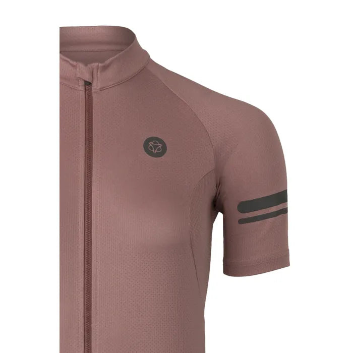 Maillot de vélo core essential femme Brown flux - AGU