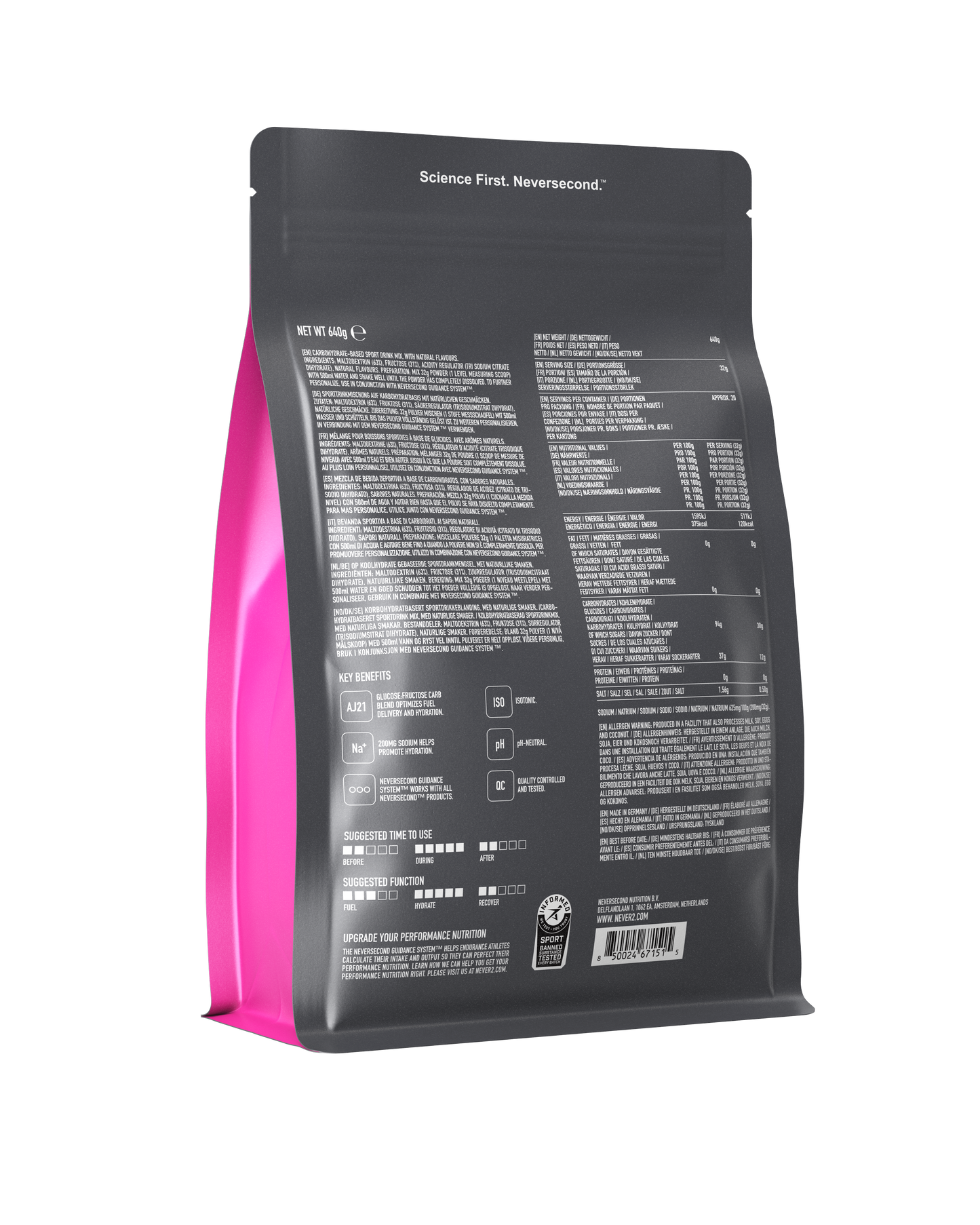 Boisson Neversecond d'effort C30 Forest Berry 640gr