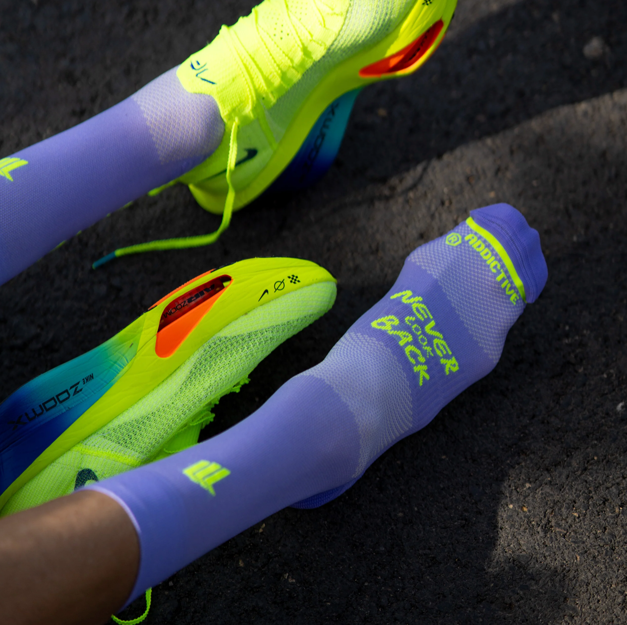 Chaussettes running Sporcks - OMG VIOLET