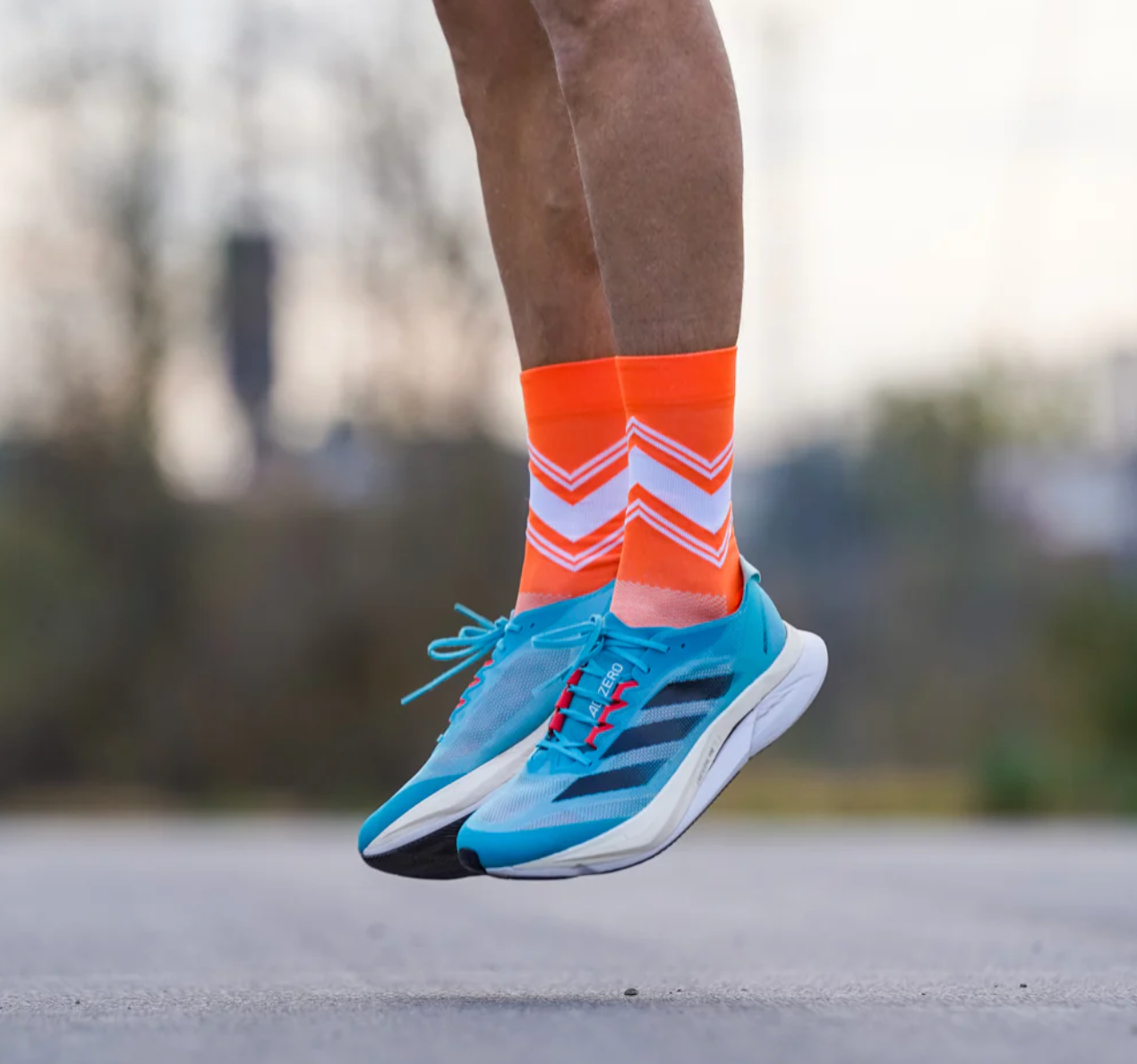 Chaussettes running POSH orange- SPORCKS