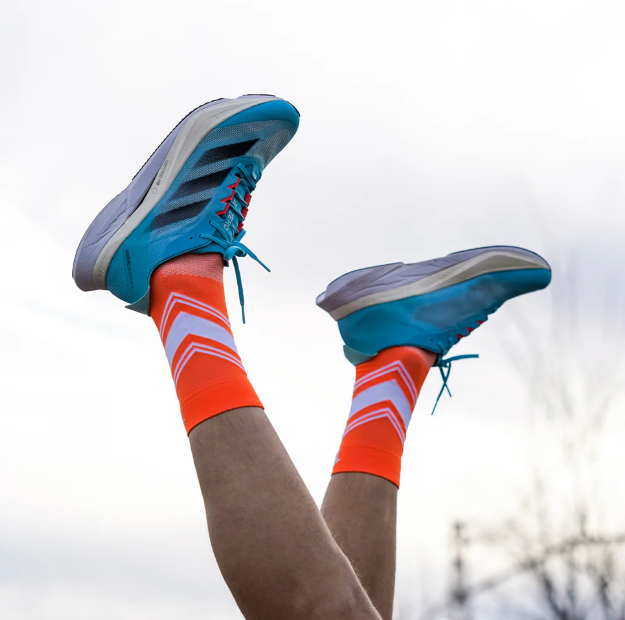 Chaussettes running POSH orange- SPORCKS