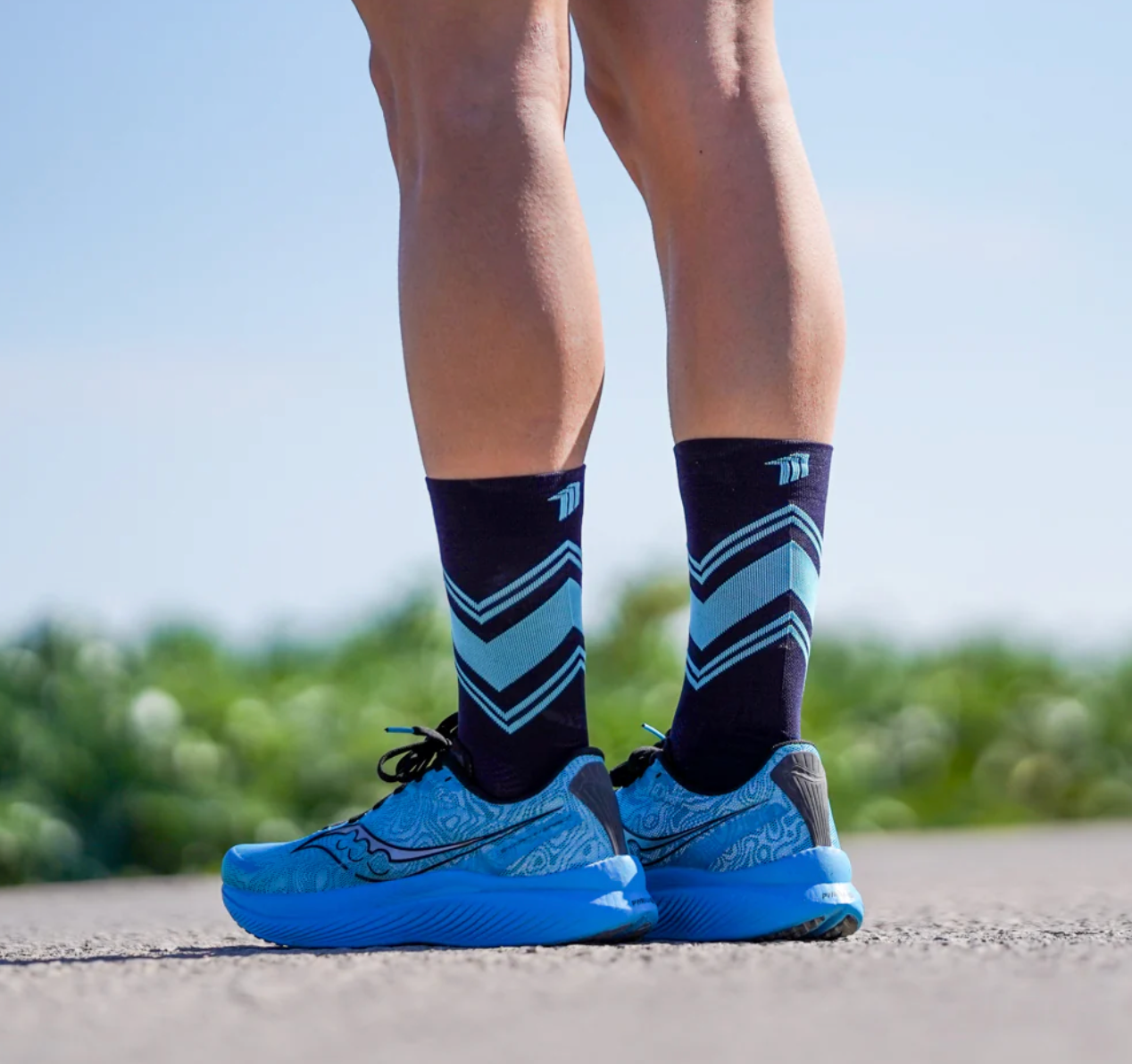 Chaussettes running POSH NAVY - SPORCKS