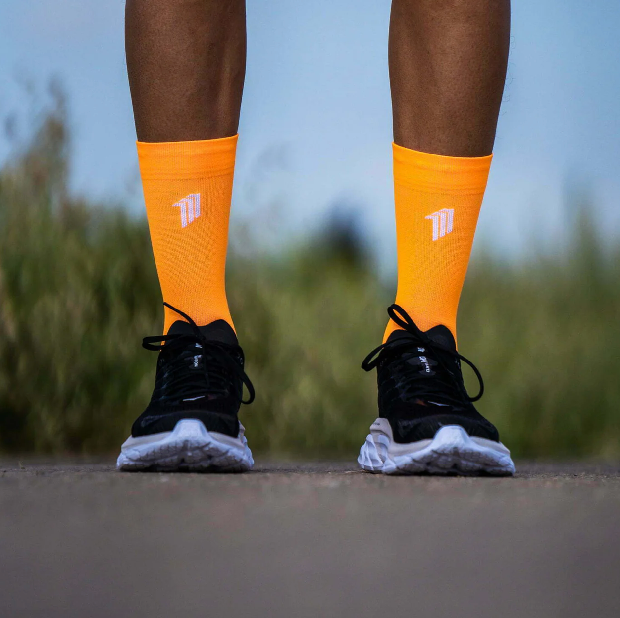 Chaussettes running Sporcks - SEVEN MILE ORANGE