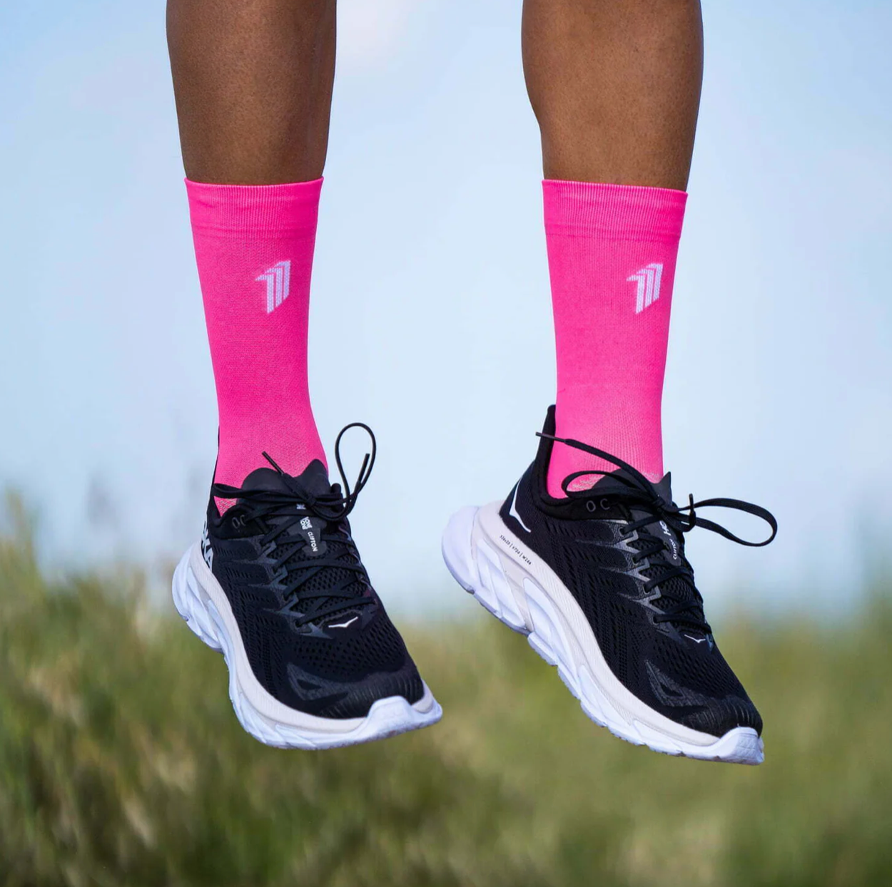 Chaussettes running Sporcks - SEVEN MILE pink
