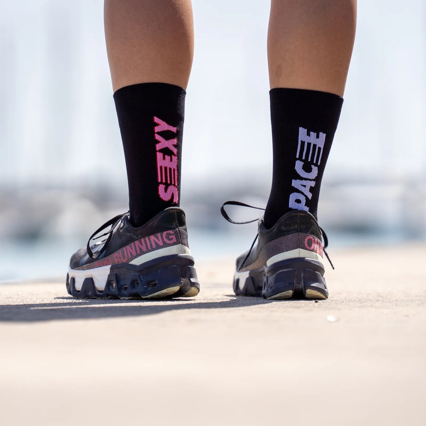 Chaussettes running Sporcks - Sexy pace black