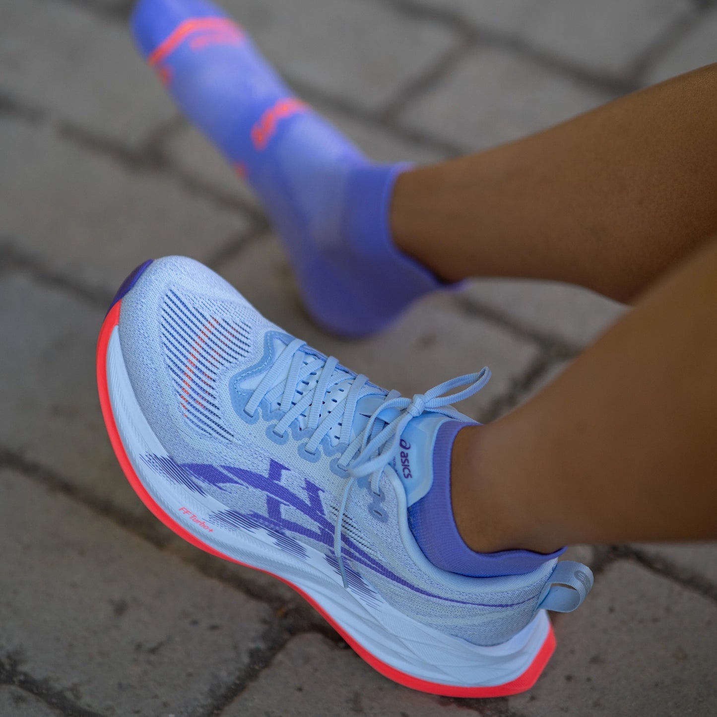 Chaussettes running Sporcks - noosa V2 purple