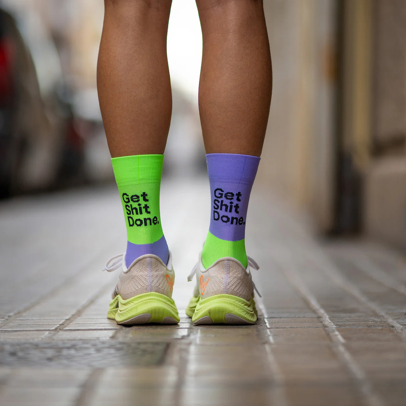 Chaussettes running Sporcks - GET SHIT DONE PURPLE
