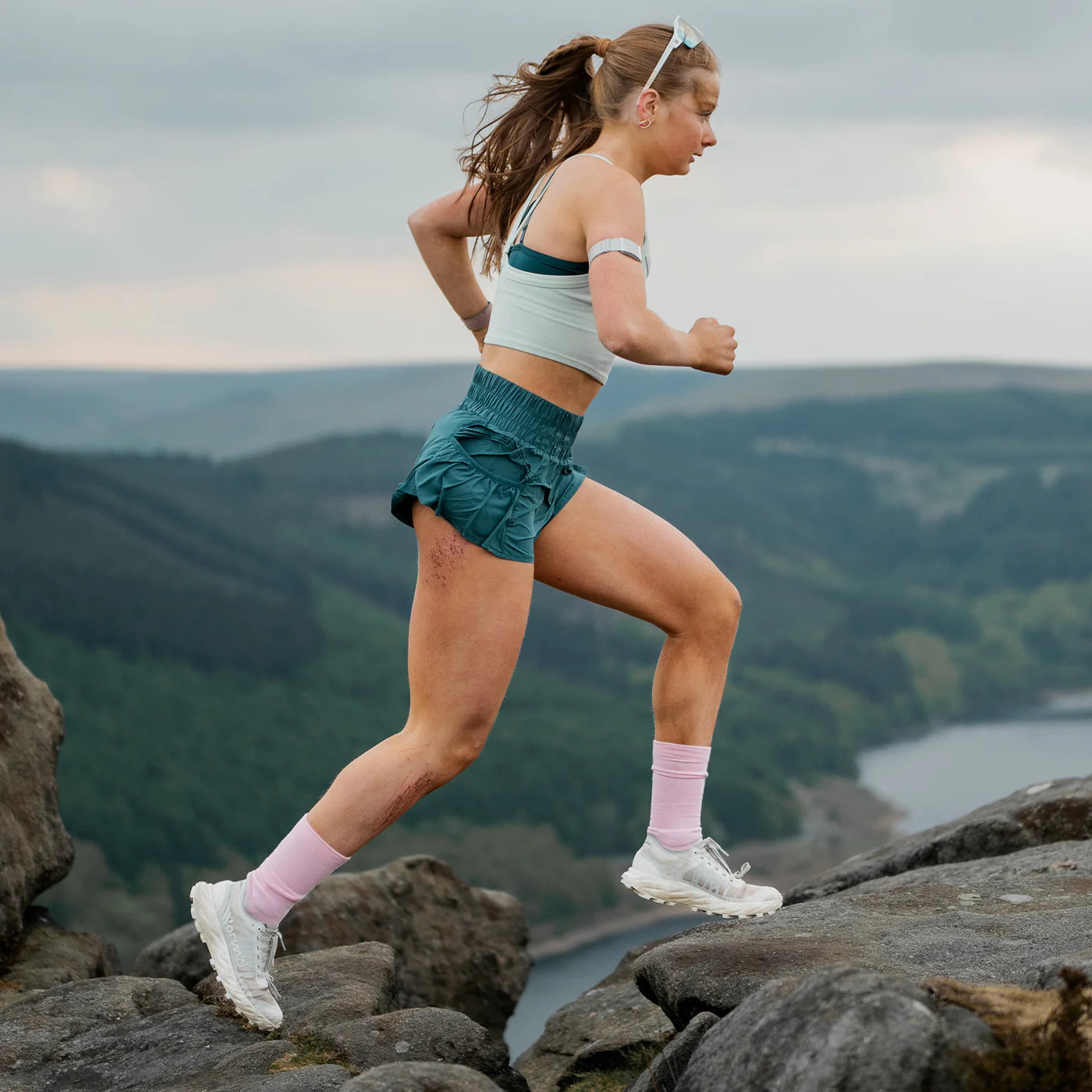 Chaussette Trail Sporcks - Pink