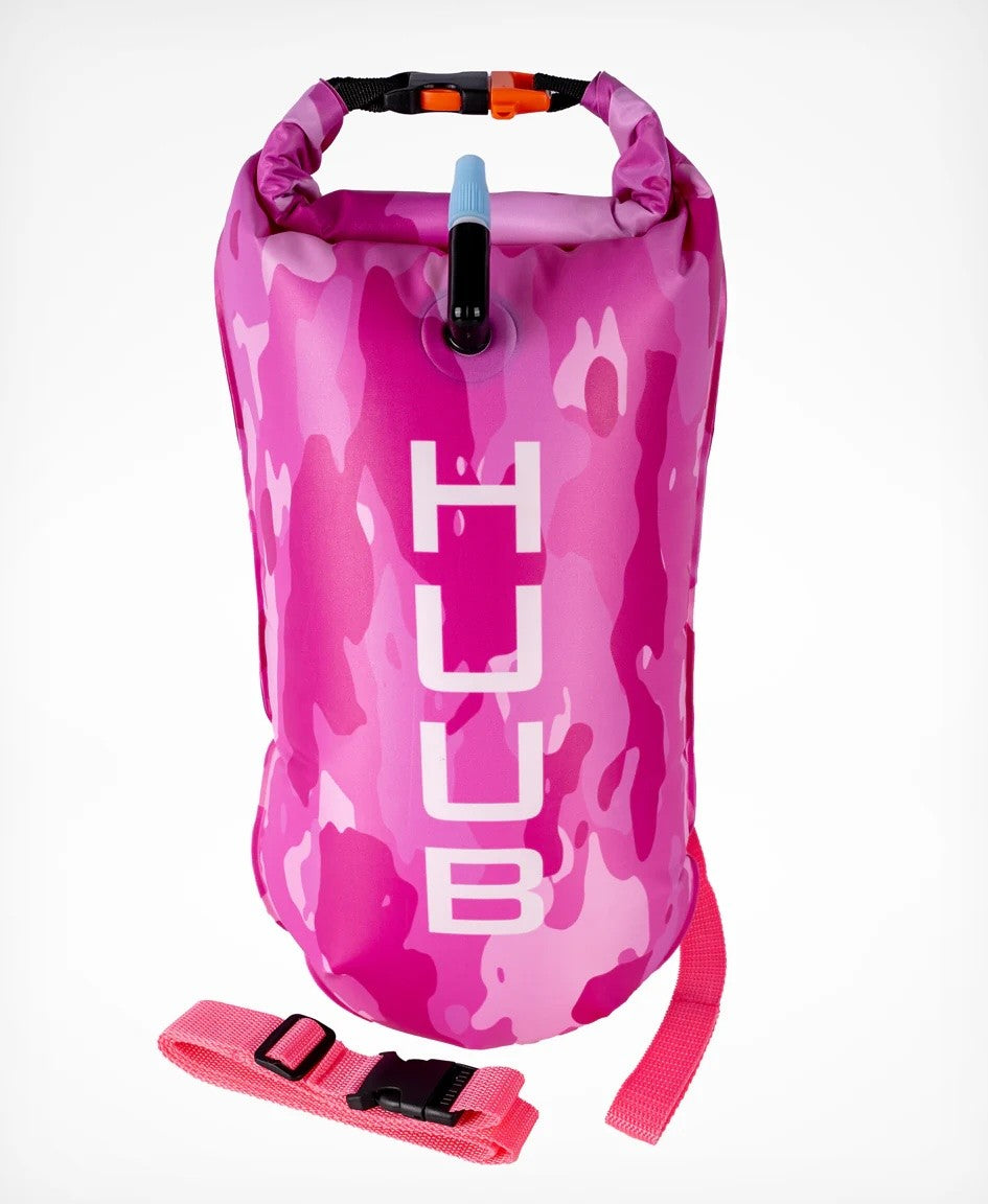 Bouée de sécurité natation camo rose - HUUB