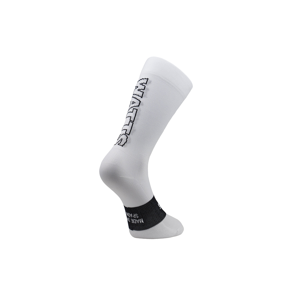 Chaussettes vélo Sporcks - WATTS WHITE