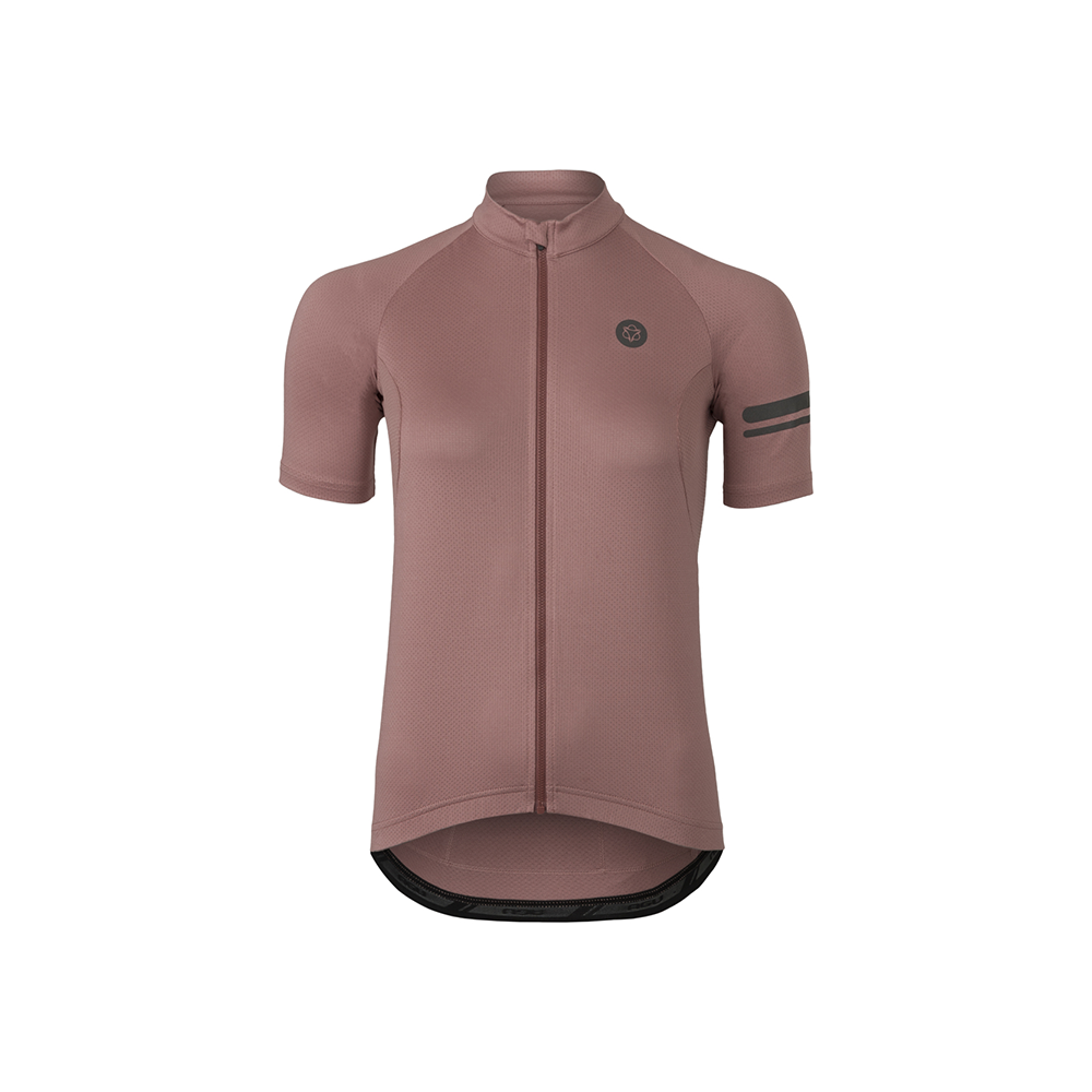 Maillot de vélo core essential femme Brown flux - AGU