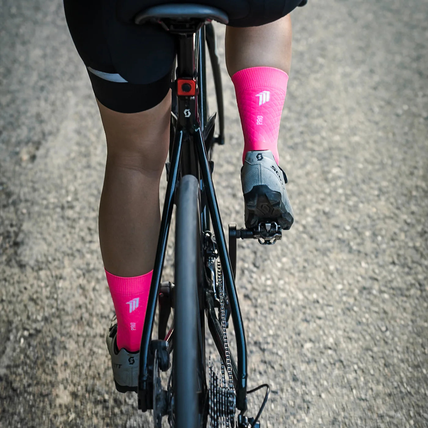 Chaussettes vélo Sporcks - PRO ELITE diva pink