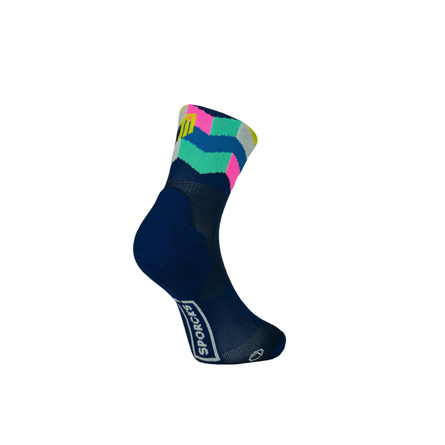 Chaussettes running Triathlon Sporcks -Art blue