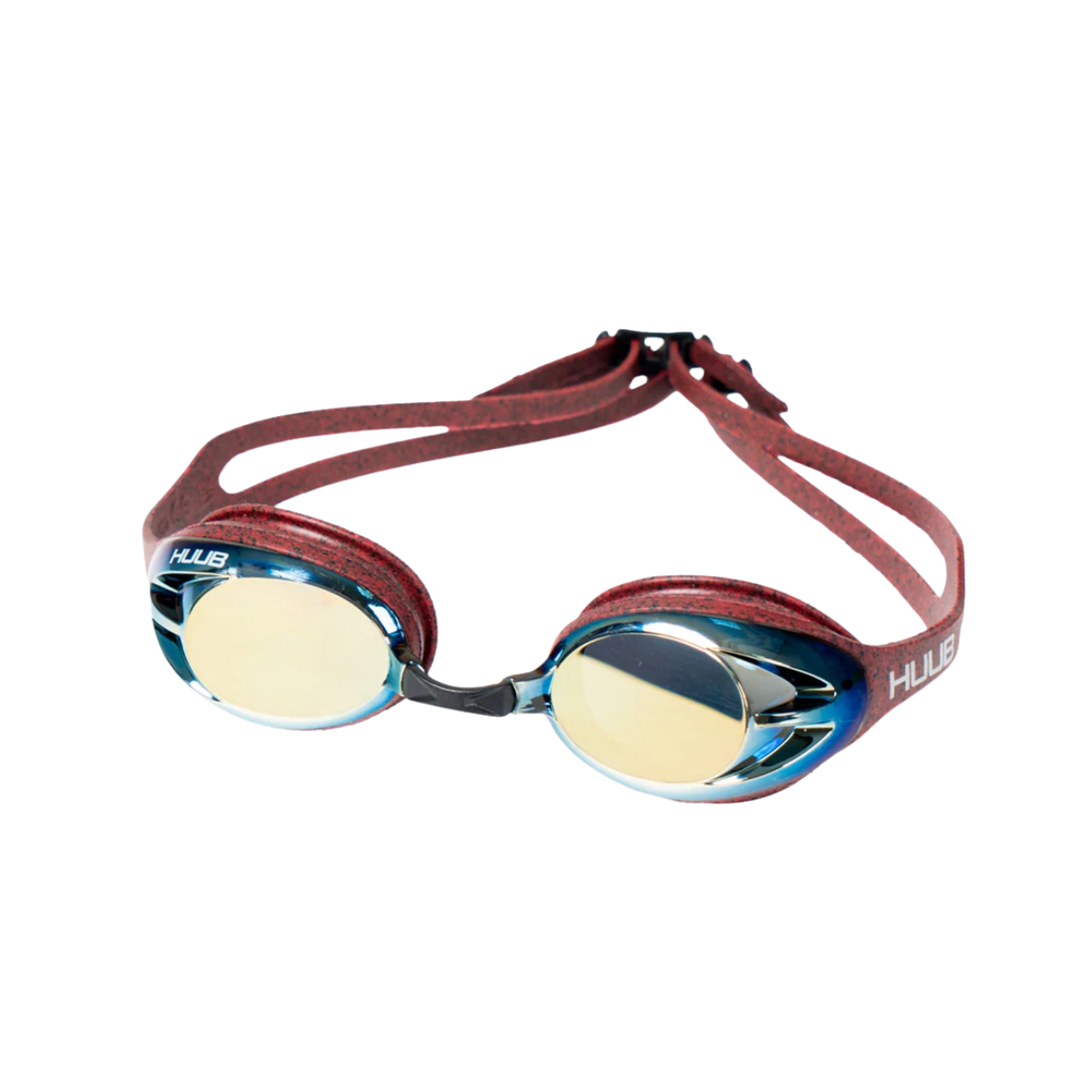 Lunettes de natation sustain rouge recyclé - HUUB