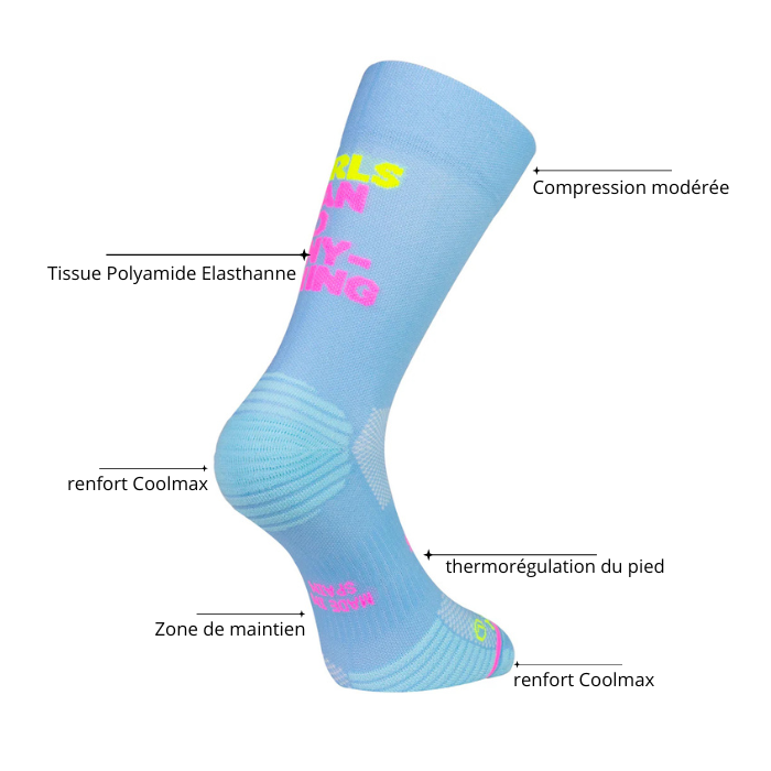 Chaussettes De Cyclisme Femme Madison - 2 Paires - Longues, Rouges, Medium - Made In Italy