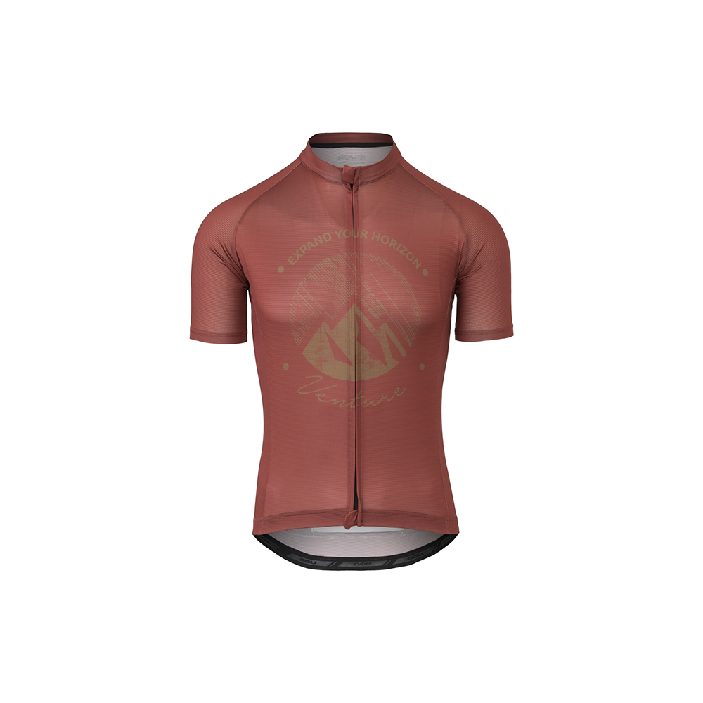 Maillot Venture rouge homme - AGU