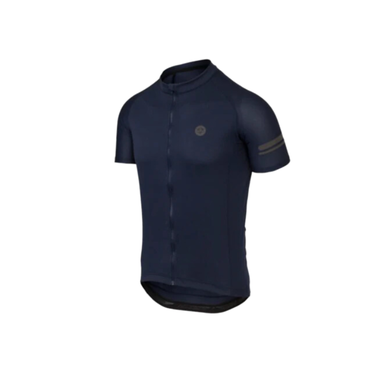 Maillot de vélo manche courte Essential blue marine homme