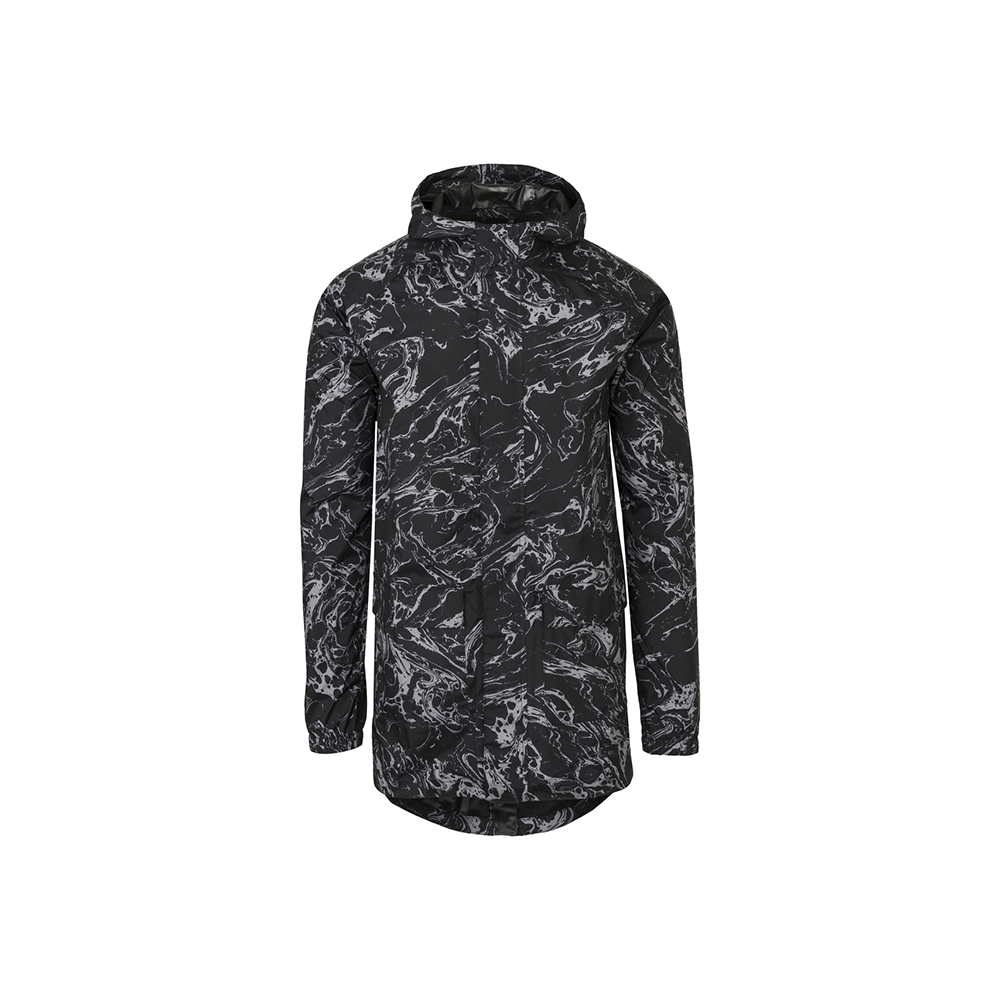 AGU MOTION RAIN PARKA URBAN OUTDOOR UNI- MARBLE PRINT M