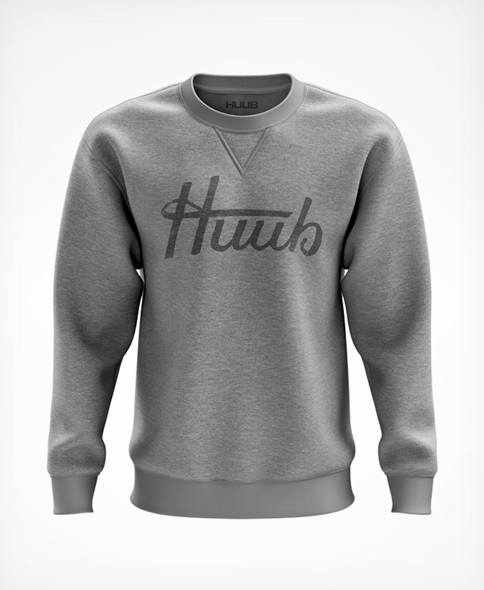 Script gris - Sweat gris - HUUB