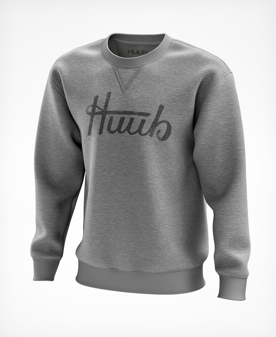 Script gris - Sweat gris - HUUB
