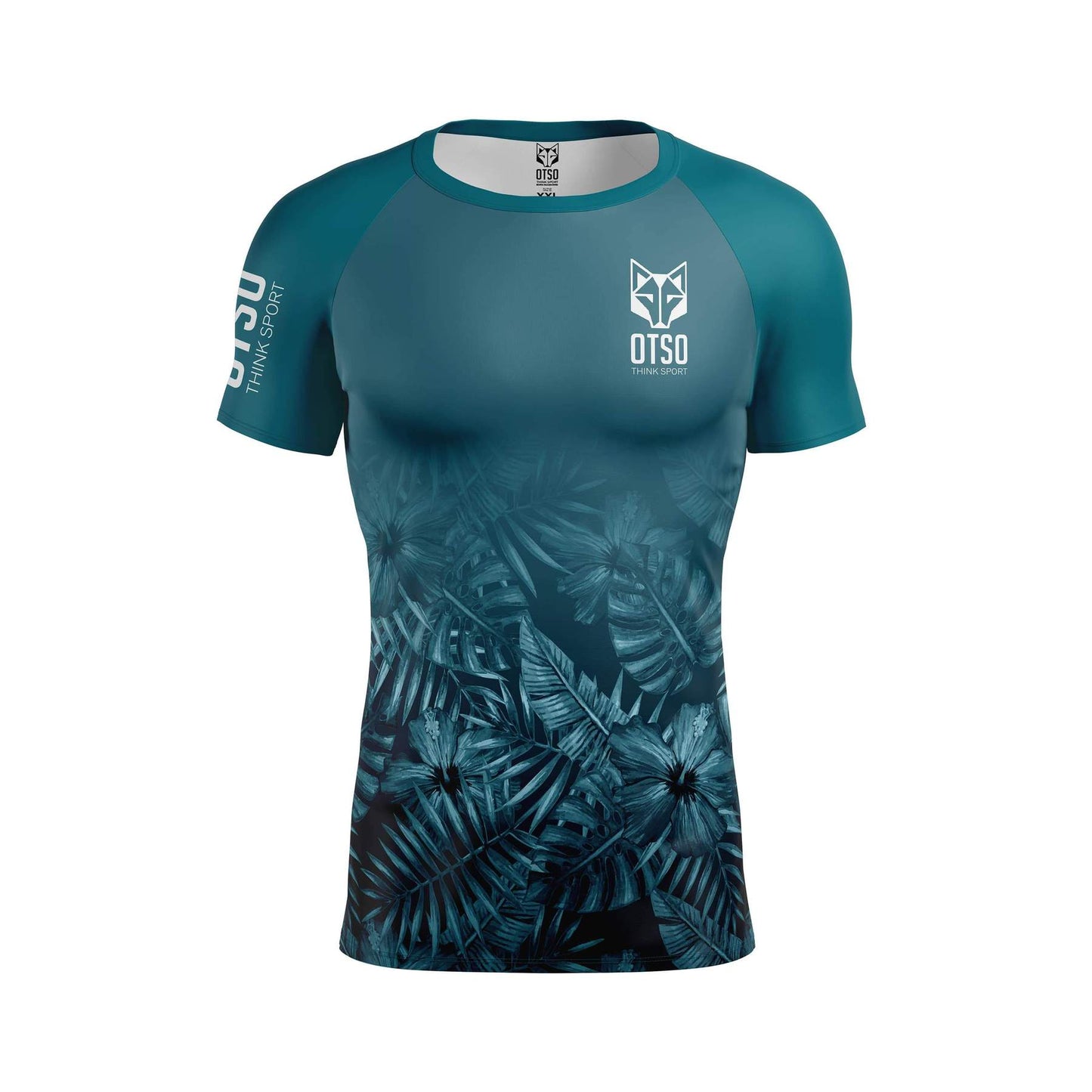 Textile homme T-shirt tropical green OTSO