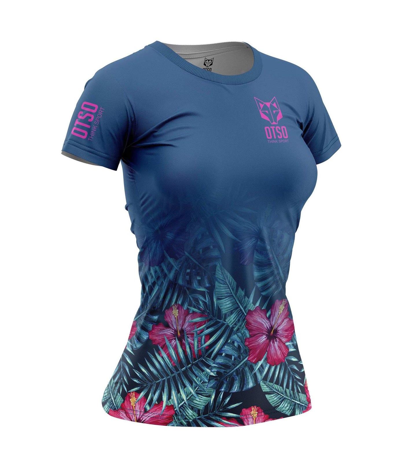 Textile femme T-shirt tropical dark - OTSO