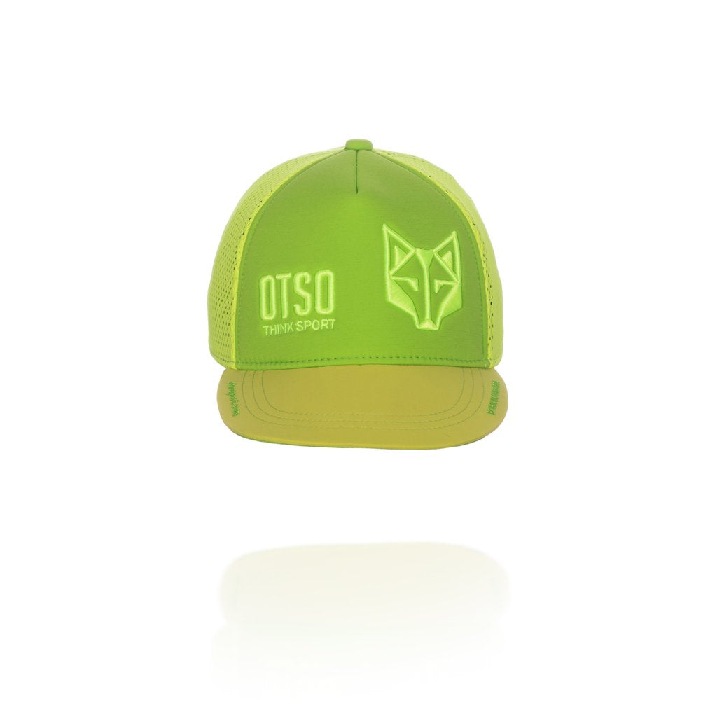 Casquette Snapback Vert Fluo Jaune Fluo - OTSO