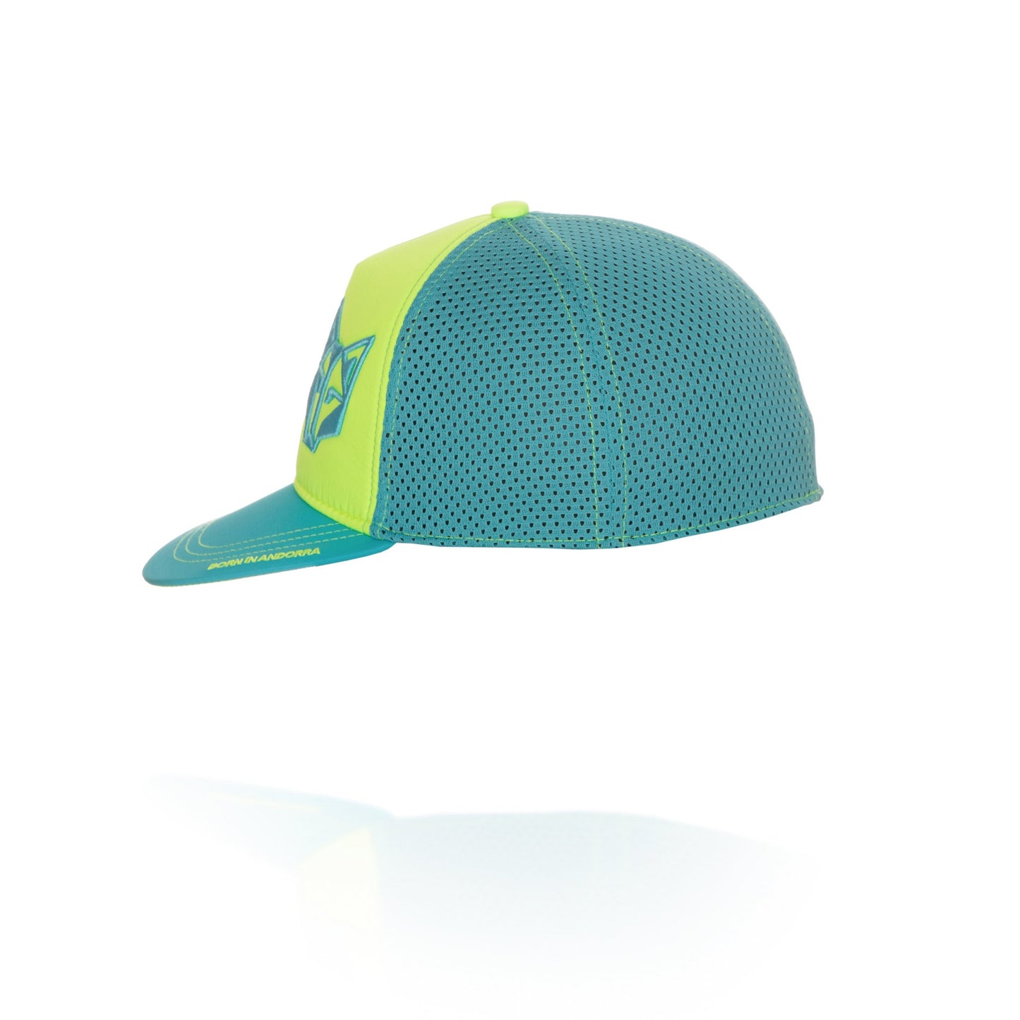 Casquette Snapback Jaune fluo Bleu - OTSO