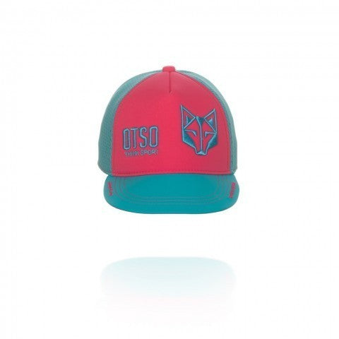 Casquette Snapback Rose Fluo Bleu Clair - OTSO