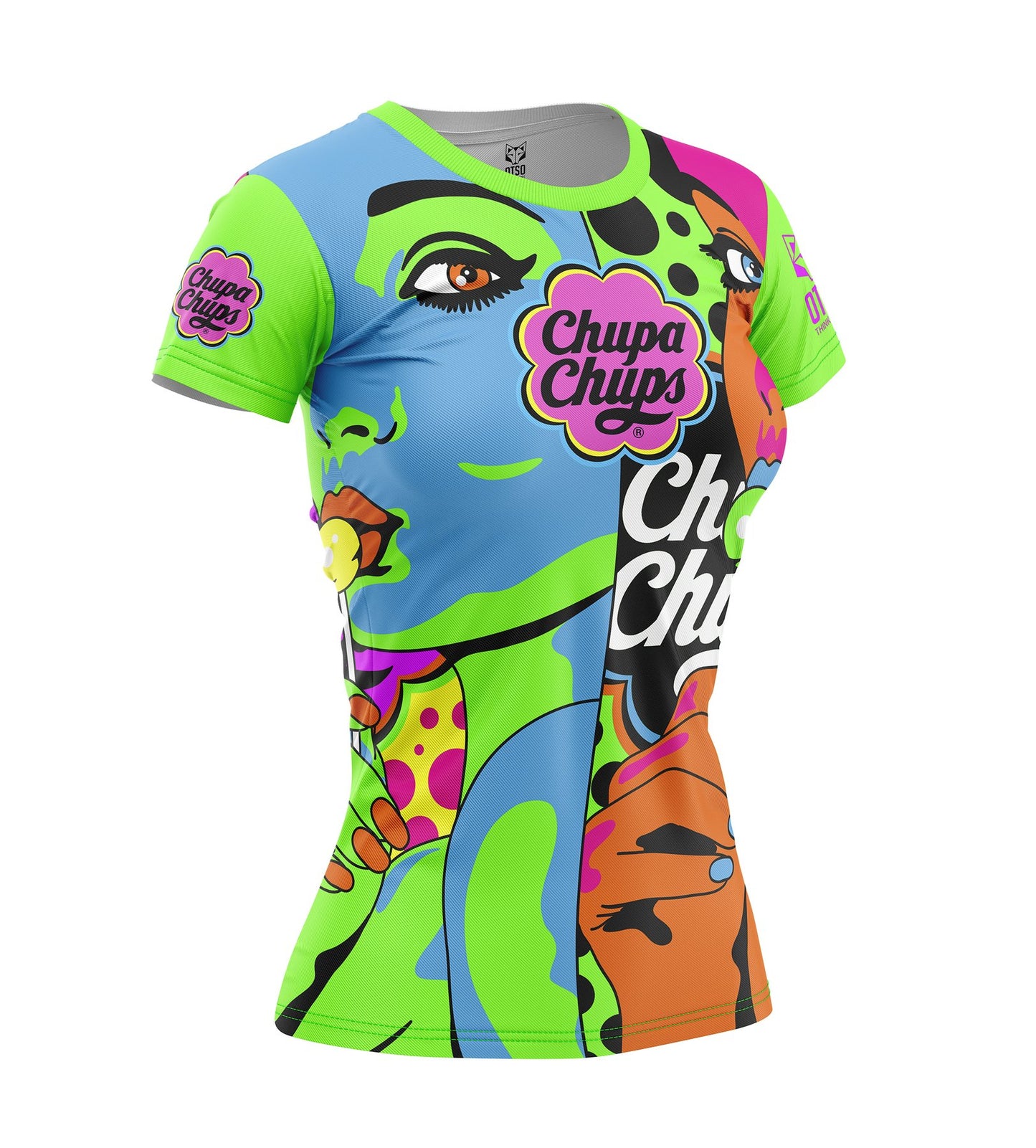 Textile femme T-shirt chupa vert OTSO