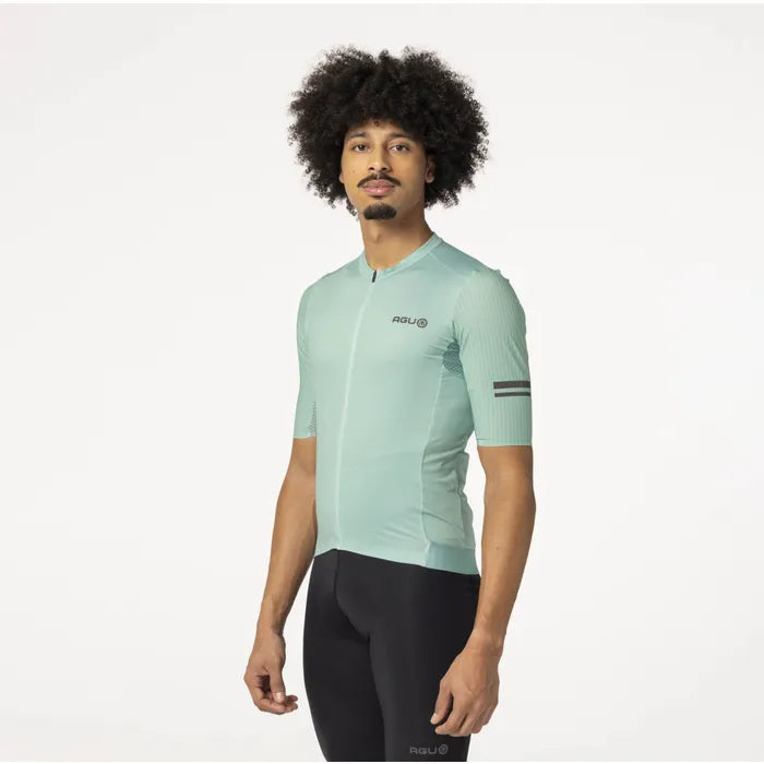 Maillot de vélo aero SS performance homme Terme Green - AGU