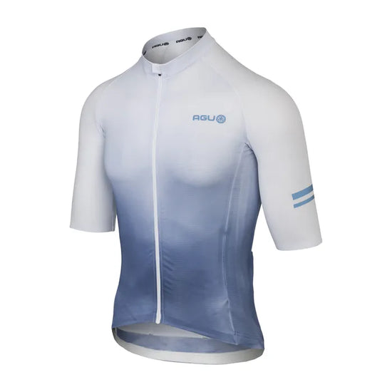 Maillot de vélo classic SS Breakaway Homme Dip Dye Denim Bleu - AGU