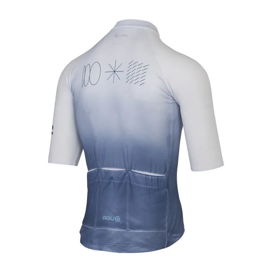 Maillot de vélo classic SS Breakaway Homme Dip Dye Denim Bleu - AGU