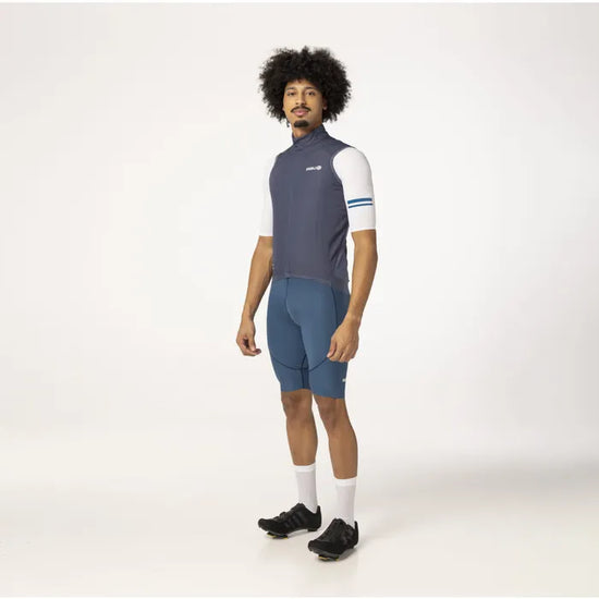 Maillot de vélo classic SS Breakaway Homme Dip Dye Denim Bleu - AGU
