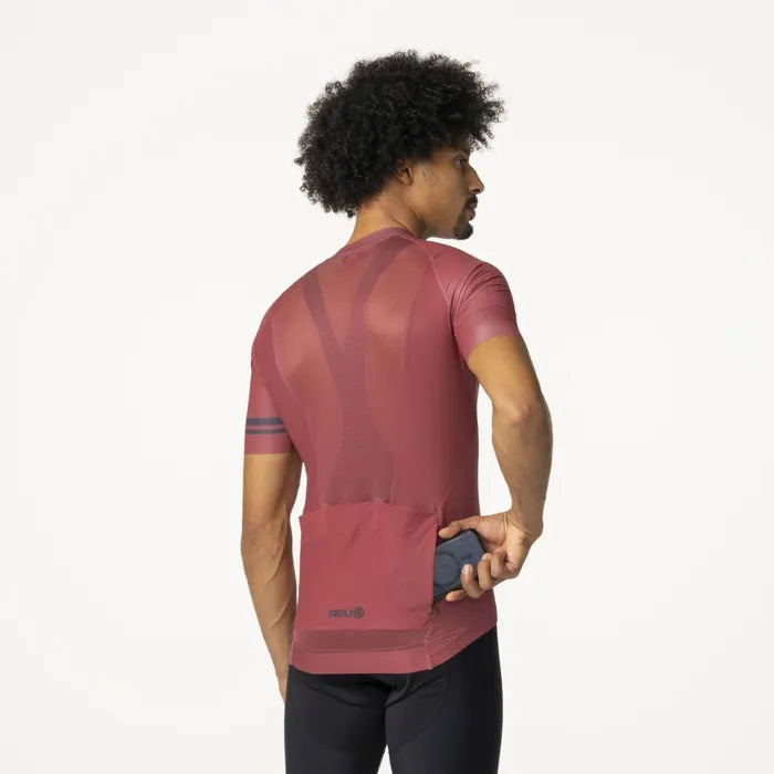 Maillot vélo homme High summer performance Rose Brown - AGU
