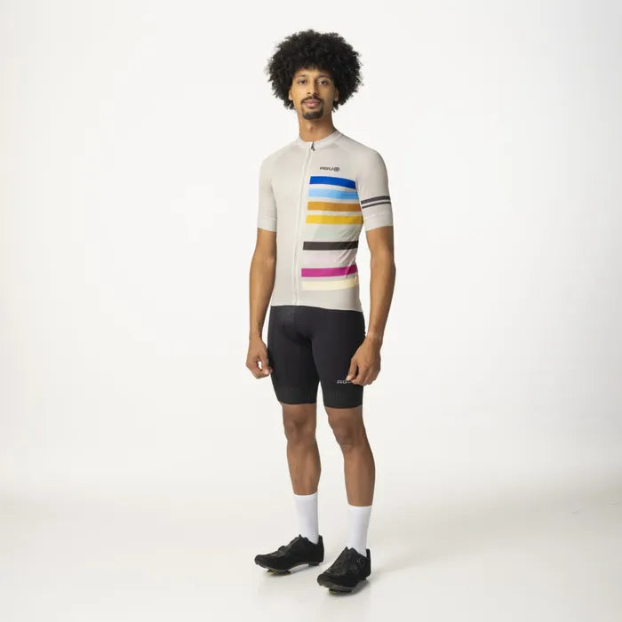 Maillot de vélo Rainbow SS essential homme - AGU