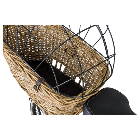 Jale panier pour chien en rotin