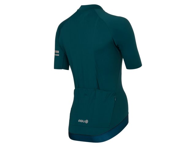 Maillot vélo manche courte femme Solid performance Deep Blue - AGU