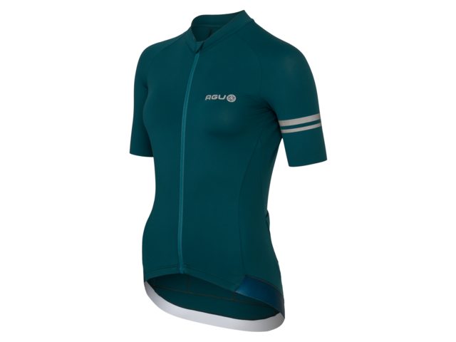 Maillot vélo manche courte femme Solid performance Deep Blue - AGU