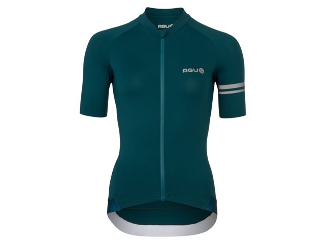 Maillot vélo manche courte femme Solid performance Deep Blue - AGU
