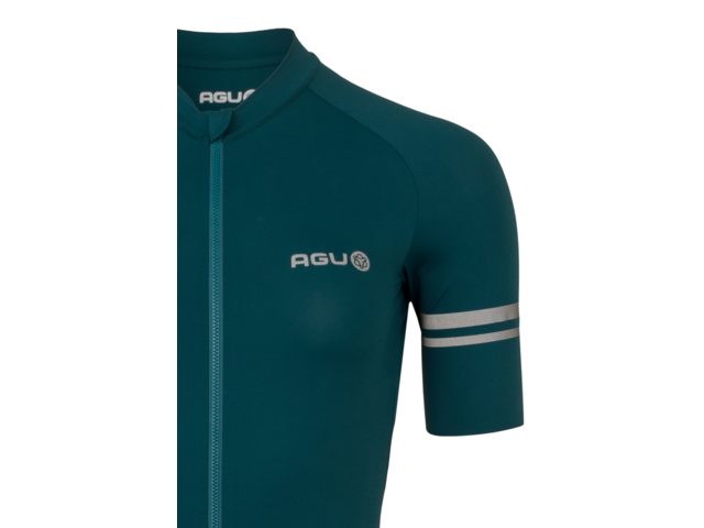 Maillot vélo manche courte femme Solid performance Deep Blue - AGU