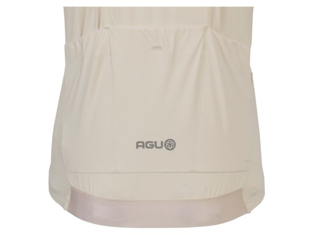 Maillot de vélo manche courte performance solid - Homme - Peanut Cream AGU