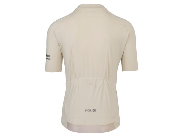 Maillot de vélo manche courte performance solid - Homme - Peanut Cream AGU