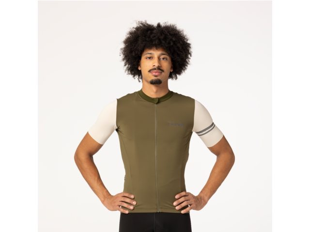 Maillot de vélo colorblock SS Performance homme strategy - AGU
