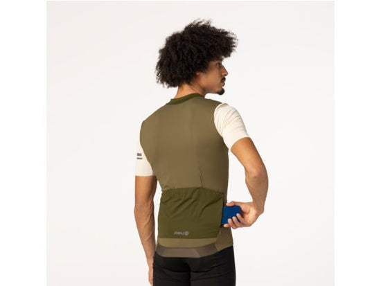 Maillot de vélo colorblock SS Performance homme strategy - AGU