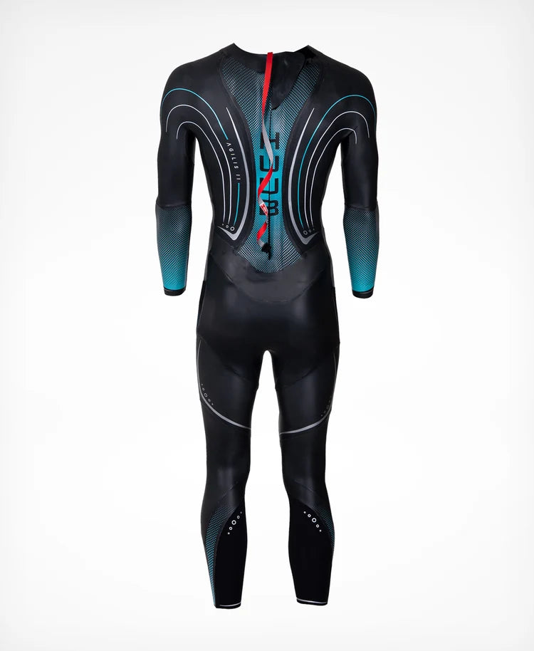 erplain_file_id:1322458 - Agilis II 3.5 -Combinaison néoprène homme HUUB Electric Teal