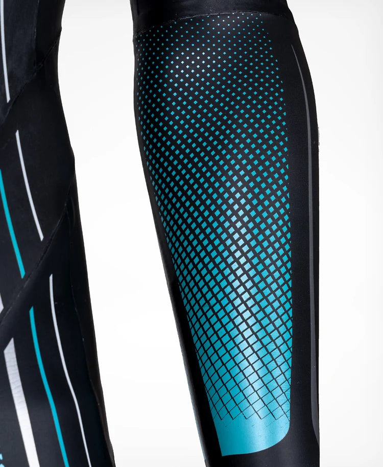 erplain_file_id:1322457 - Agilis II 3.5 -Combinaison néoprène homme HUUB Electric Teal
