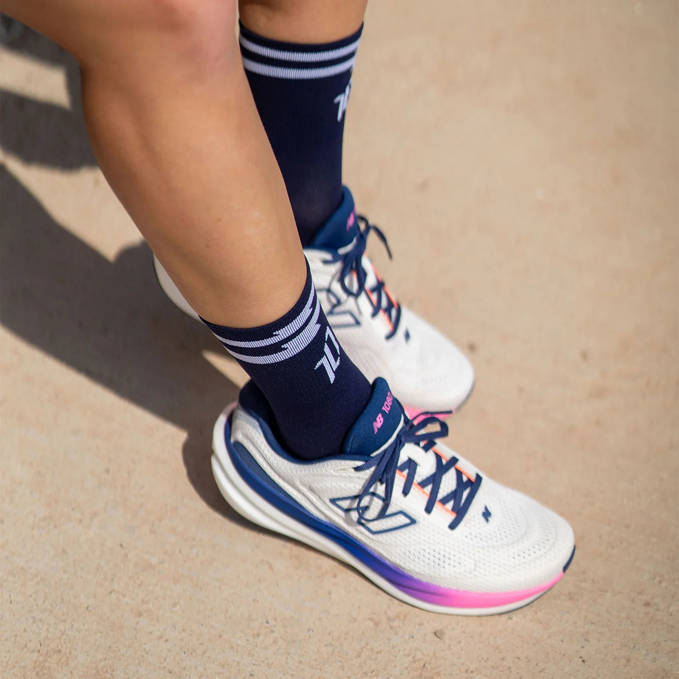 Chaussettes running Sporcks SUMMER 10 NAVY
