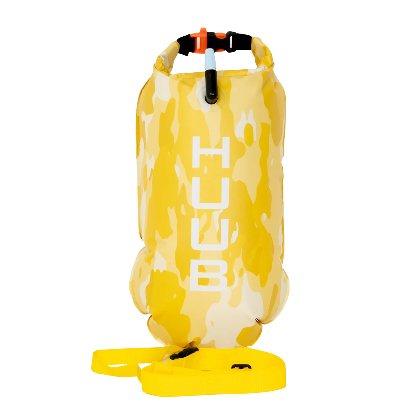 erplain_file_id:1351153 - Bouée de sécurité natation camo jaune - HUUB